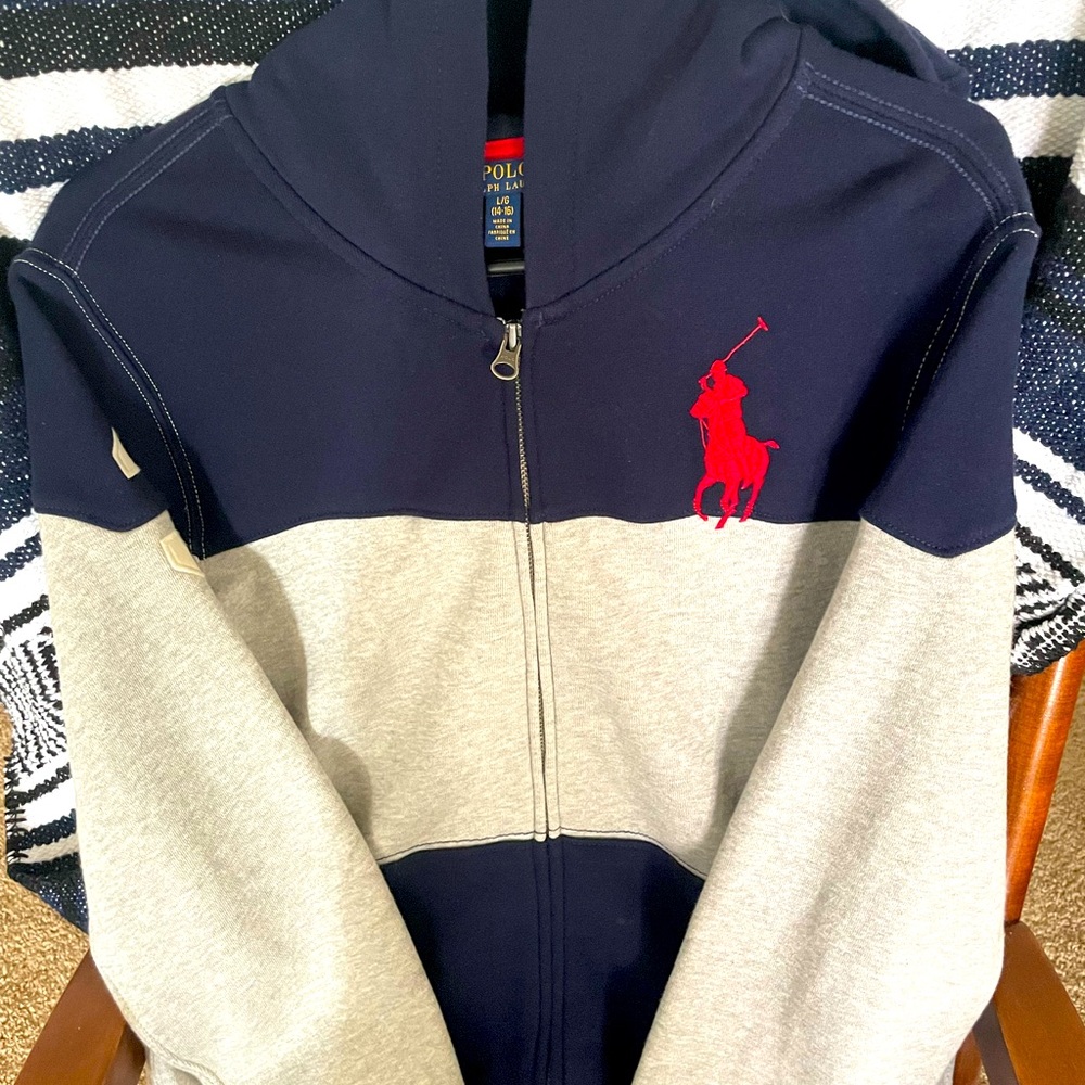 Polo sweater for big boy size 14/16